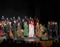 За рекою за быстрою, Ансамбль Покровского,Минин Хор,Курская филармония